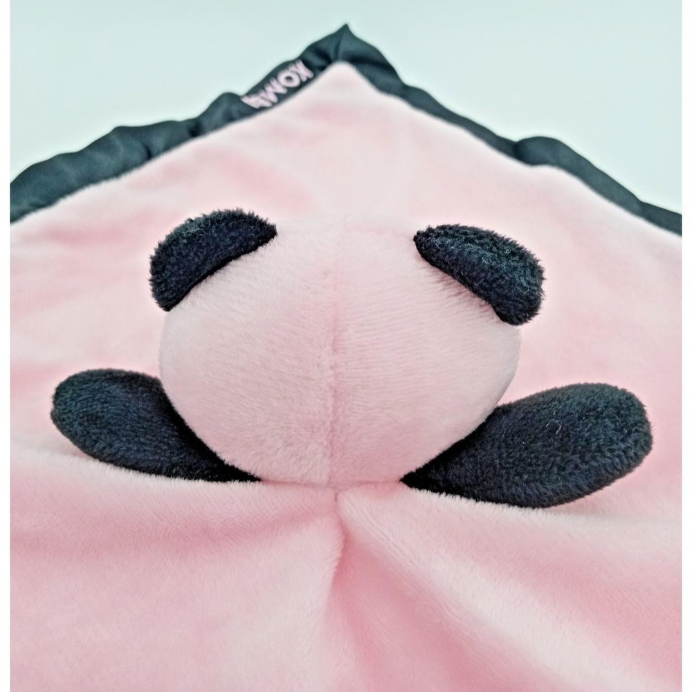 Kombi Cozy Animal Snugglers Security Baby Blanket Pink Panda Plush Lovey - Picture 3 of 7